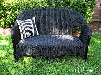 Trashy to Classy Rattan Sofa