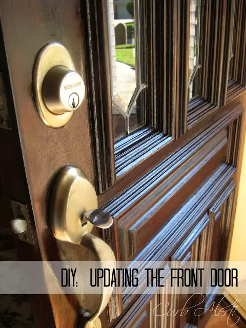 Curb Alert! Front Door Refinishing