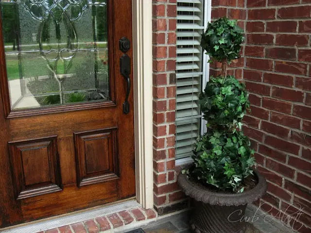 Curb Alert! Front Door Refinishing