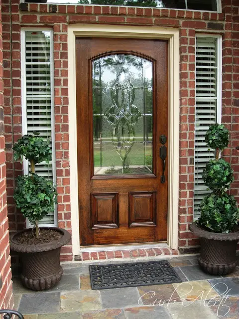 Curb Alert! Front Door Refinishing