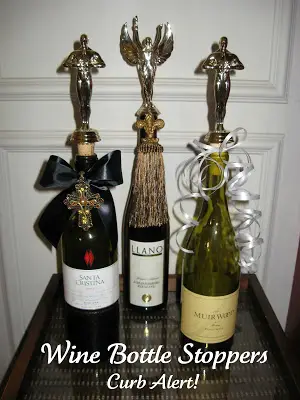 Oscar Party DIY Wine Bottle Stoppers via Curb Alert! blog http://tamicurbalert.blogspot.com
